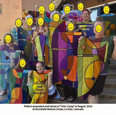 Craftsman Window Stained Glass Quilt Pattern