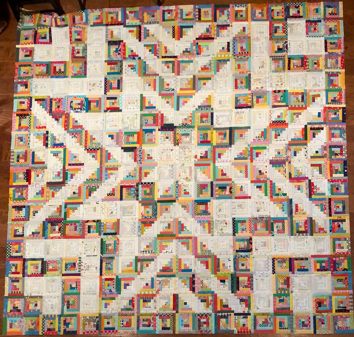 Log Cabin Star Quilt Pattern