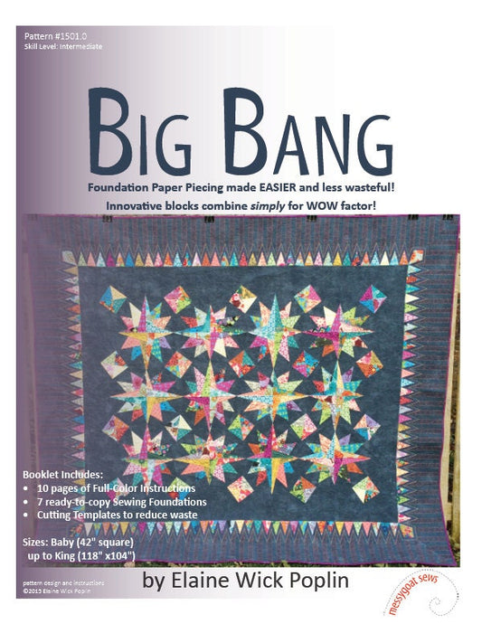 Big Bang Quilt Pattern (PDF download)