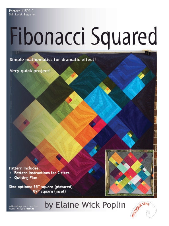 Fibonacci Squared Pattern (PDF download)