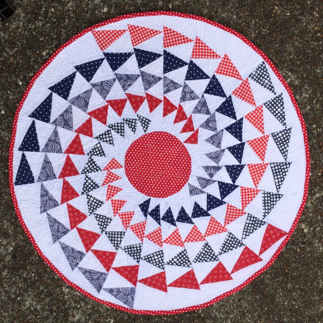 Flying Goose Vortex Quilt Pattern (PDF Download)