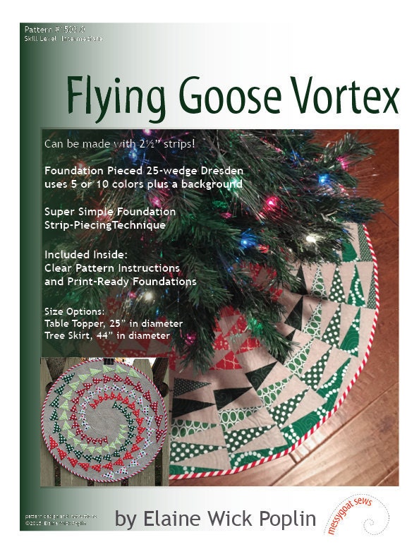 Flying Goose Vortex Quilt Pattern (PDF Download)